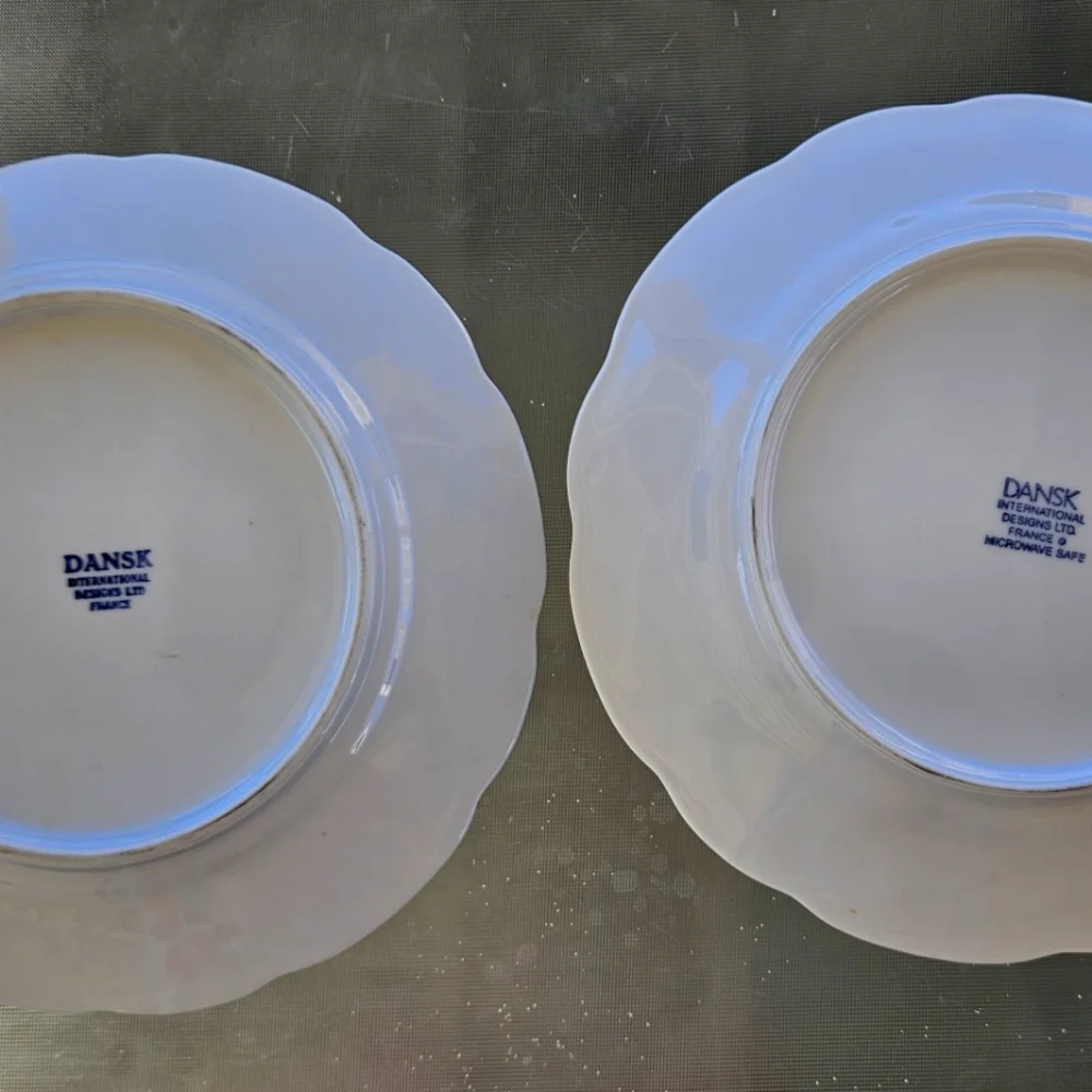 Dansk International France Dessert/Salad Plates Vintage Ivy, Berries & Vine
